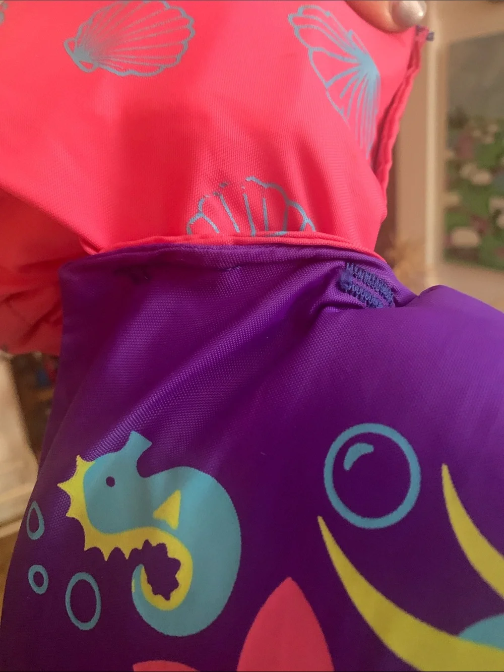 Toddler 35-50lbs EUC Swim Arm Floaties - Puddle Jumper Mermaid